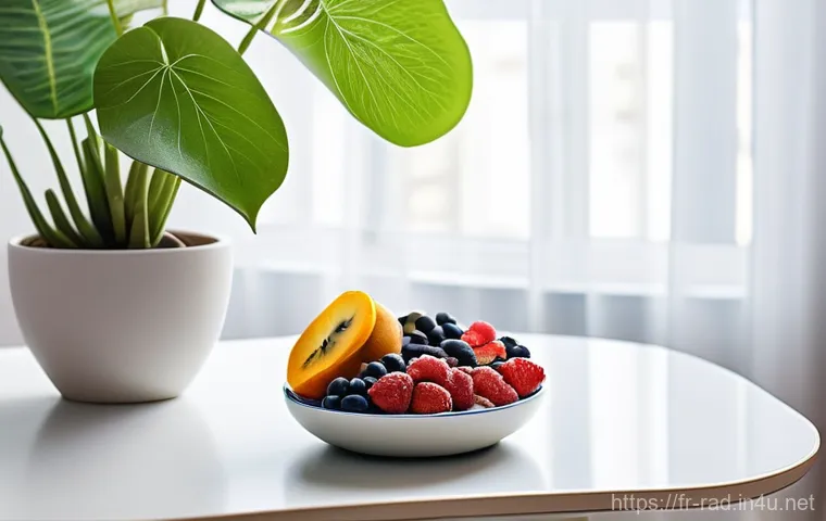 방사선 안전 지침 - **Prompt 2: Cozy Home Safety - Ventilating Against Radon**
    "A warm and inviting living room in a...